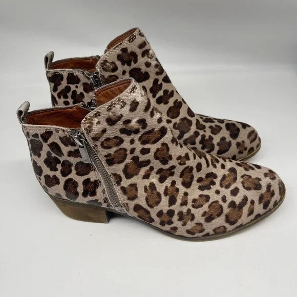 Ankle Booties Lucky Brand Calf Hair Booties Lucky Brand Shoes
